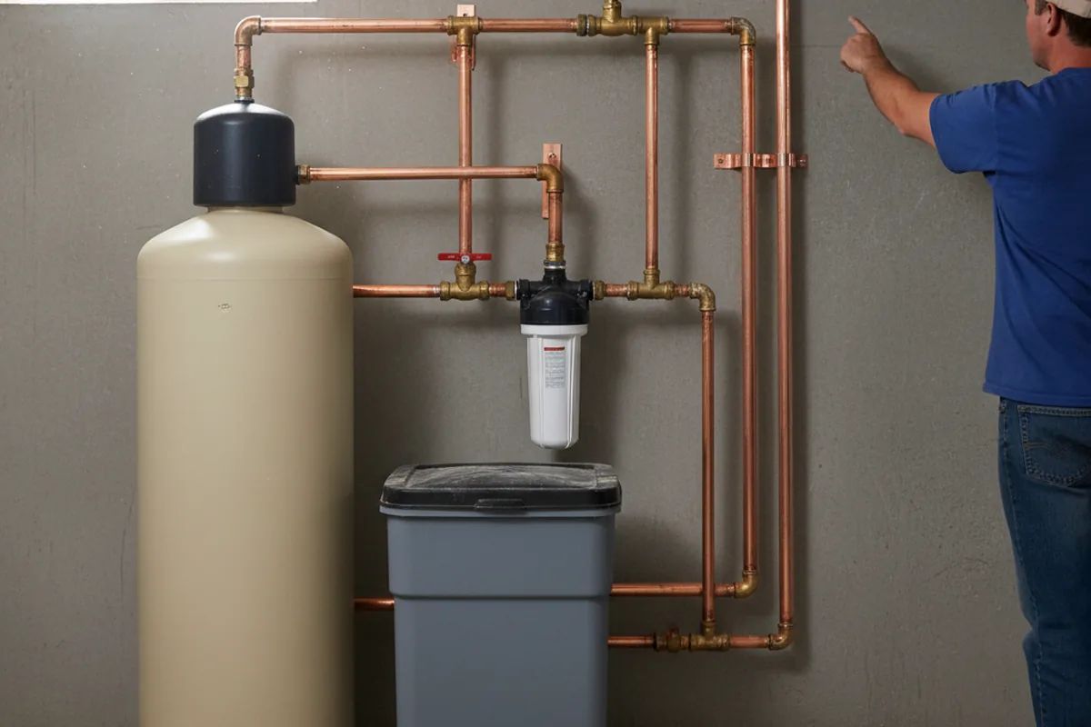 Whole-house water treatment system installed in Claverack